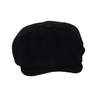 Newsboy cap (Svart) från Wigéns Bomull