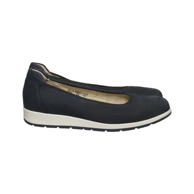 Ballerina's (Blauw) van Waldläufer Leer