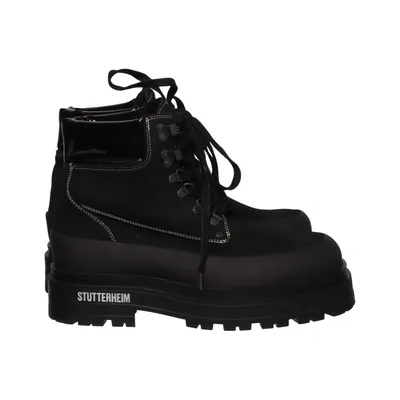 Laced boots (Black) from Stutterheim