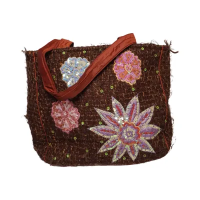 Handbag (Brown, Multicolored) from Lysgaard