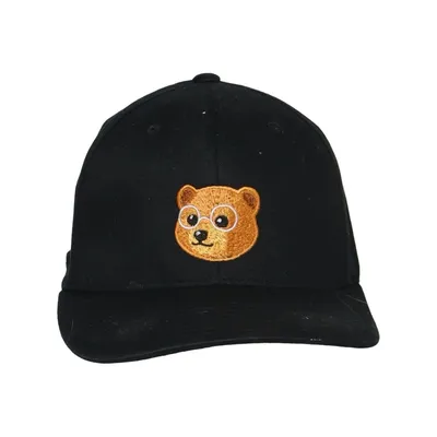 Casquette de baseball (Noir) de Flexfit Coton, Élasthane