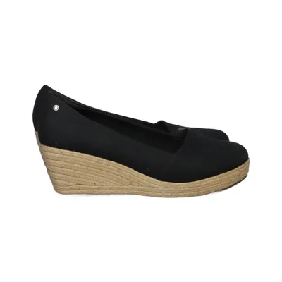 Chaussure compensées (Noir, Beige) de Linear