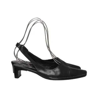 High heel sandals (Black) from K+S Shoes Leather