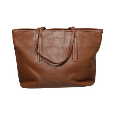 Sac à main (Marron) de Furla Cuir