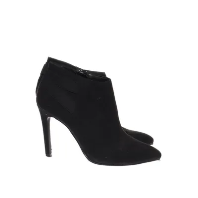 Heeled boots (Black) from Star Collection Faux suede