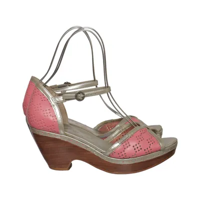 Clogs (Pink, Silver, Brown) from Firetrap Leather