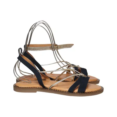 Sandales (Bleu, Or) de Tamaris Cuir
