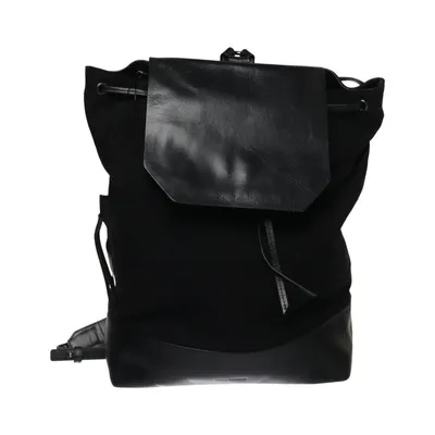Rucksack (Schwarz) von Royal Republiq Baumwolle, Leder, Polyester