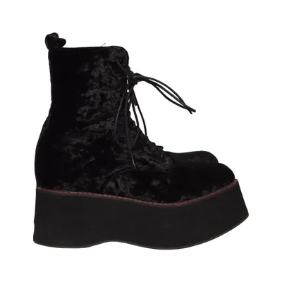 Veterlaarzen (Zwart) van Koi Footwear Leer