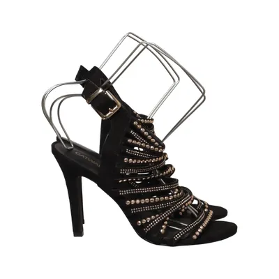Sandales à talons hauts (Noir) de H&M Cuir