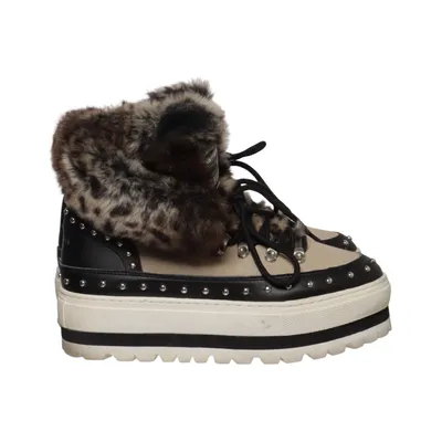Veterlaarzen (Beige, Zwart) van Sixtyseven