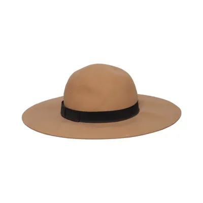 Bredskygget hat (Beige) fra Street One Uld