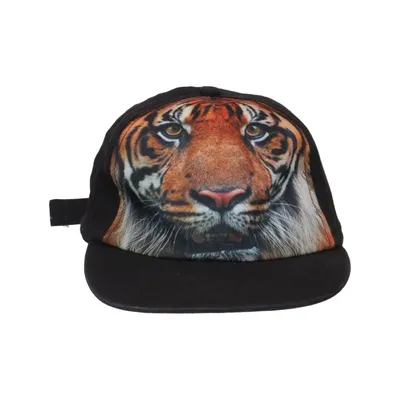 Baseball cap (Black, Multicolored) from Nature Planet Cotton, Polyester