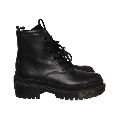 Bottes à lacets (Noir) de H&M Faux cuir