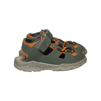 Sandals (Green, Orange) from Celavi Leather
