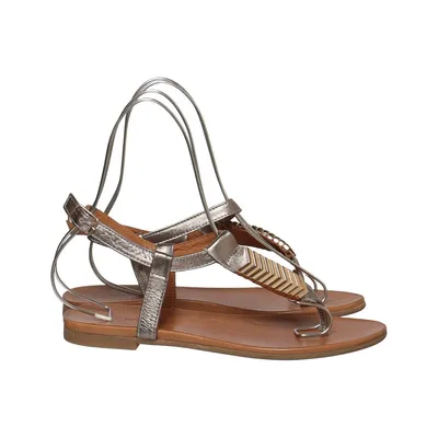Sandaler (Brun, Sølv) fra Nuovo Læder
