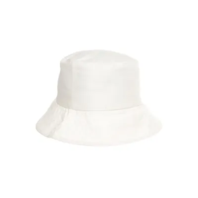 Buckethatt (Vit) från Lindex Bomull, Polyester