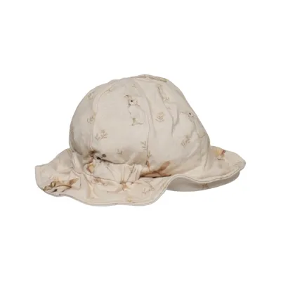 Buckethatt (Beige, Flerfärgad) från Geggamoja x Mrs Mighetto Bambu, Elastan, Ekologisk bomull