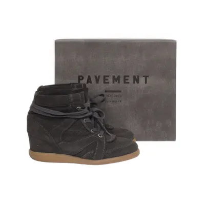 Wedges (Gray) from Pavement Leather