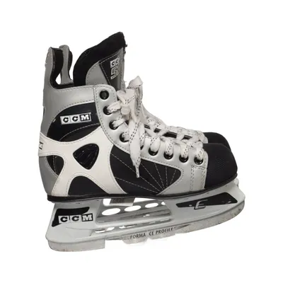 Patins à glace (Noir, Blanc, Argent) de CCM