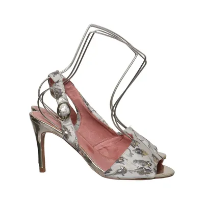 Sandales à talons hauts (Blanc, Multicolore) de Next Cuir