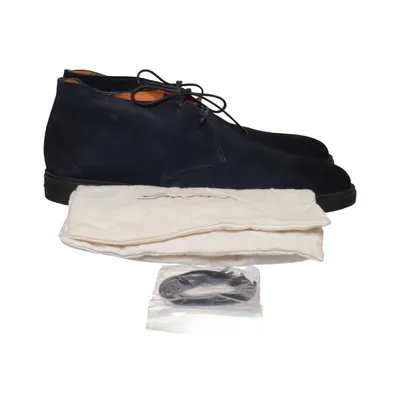 Desert boots (Blauw) van Santoni Polyurethaan