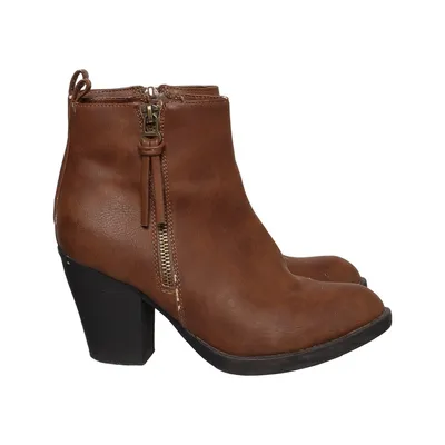 Heeled boots (Brown) from DinSko