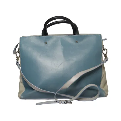 Handbag (Blue, Gray) from Lili Radu