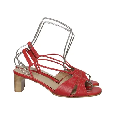 Sandaletter (Röd) från Simona Fashion Skinn