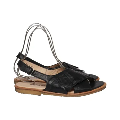 Sandales (Noir) de Angulus Cuir