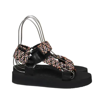 Sandals (Black, Multicolored) from Claudie Pierlot