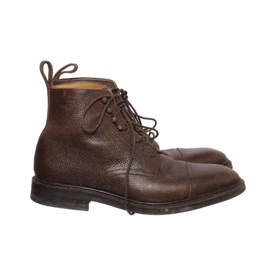 Laced boots (Brown) from Myrqvist