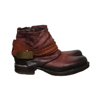 Bottines (Rouge, Marron) de AirStep Cuir