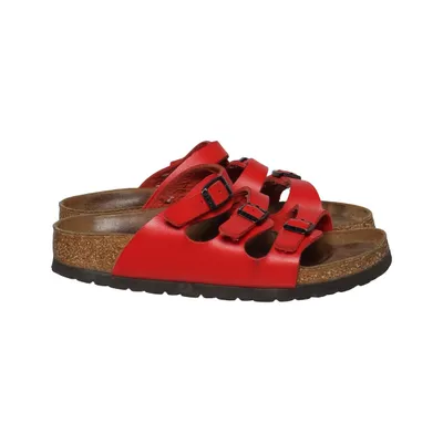 Mules (Rouge) de Birkenstock Cuir