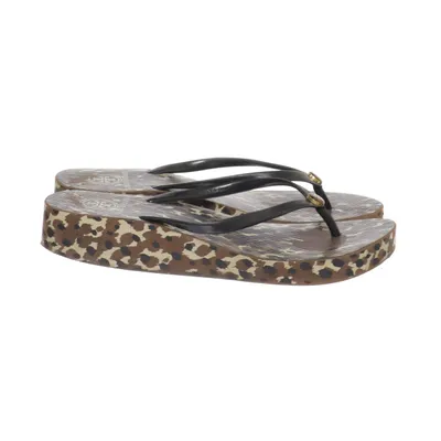 Flip-flops (Black, Green, Brown, Yellow) from Tory Burch