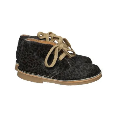 Desert boots (Zwart, Beige) van Petit Nord Leer