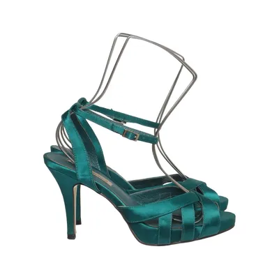 Sandales à talons hauts (Vert) de The Essence Menbur Cuir