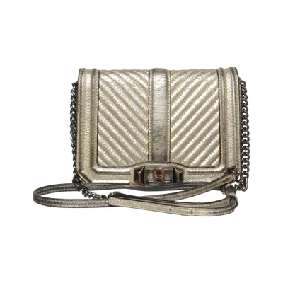 Axelremsväska (Silverfärgad) från Rebecca Minkoff