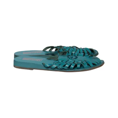 Mules (Bleu) de Trend Spirit Cuir