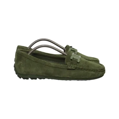 Chaussures de bateau (Vert) de Lusso Cuir