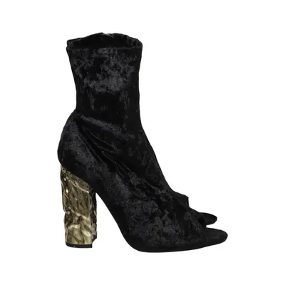 Bottes à talons (Noir, Or) de Truffle Collection