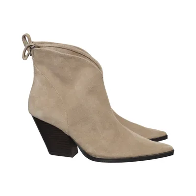 Enkellaarzen (Beige) van Reserved Leer