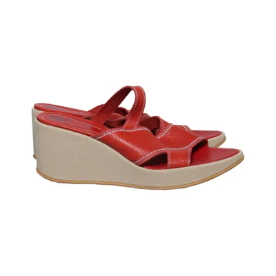 Kilklackar (Röd, Beige) från Ursula Mascaro Skinn