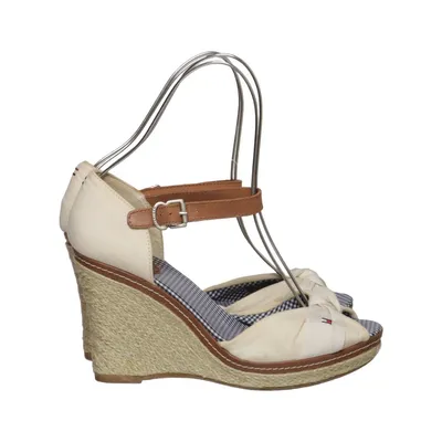 Kilehælssko (Beige) fra Tommy Hilfiger