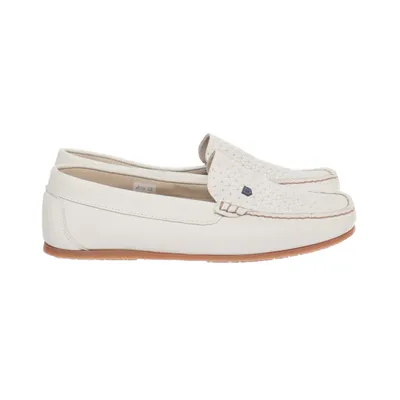 Loafers (White) from Dubarry Leather