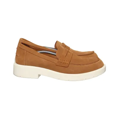 Loafers (Brown, White) from Geox Leather