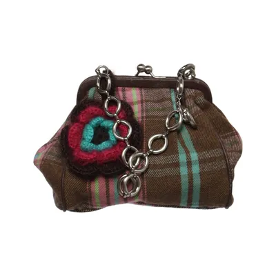 Clutch (Bruin, Meerkleurig) van Oilily Acryl, Polyurethaan, Wol
