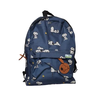 Backpack (Blue, Multicolored) from Peanuts Polyester