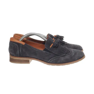 Loafers (Blå, Brun) fra Guimaraes Ruskind, Læder