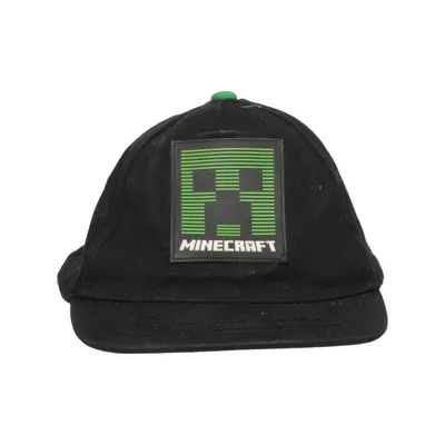 Casquette de baseball (Noir, Vert) de Minecraft Coton